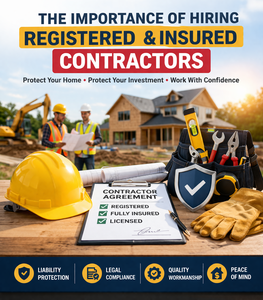 Contractor at a construction site